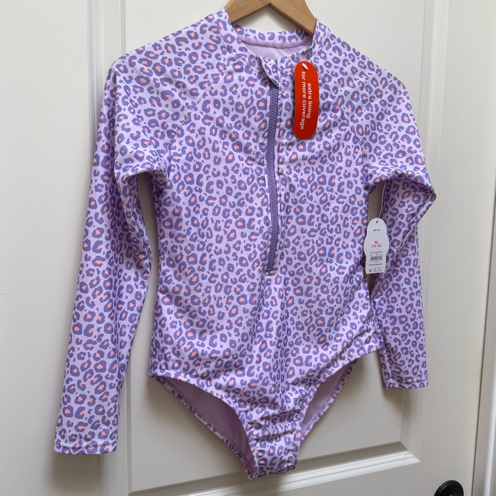 Wonder Nation Rashguard Cheetah Print NWT Size XL - Picture 5 of 8